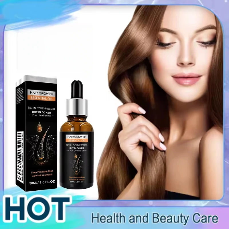 Hair Growth Oil,Biotin DHT Blocker Anti-Loss Shampoo Boost Regrowth Increase Production of Shampoo Hair Growth