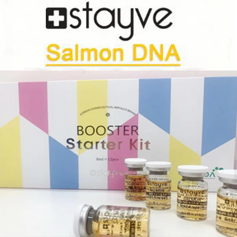 Siero Viso DNA di Salmone e Oro - Ampolle Anti-Età Coreane Stayve 8ml