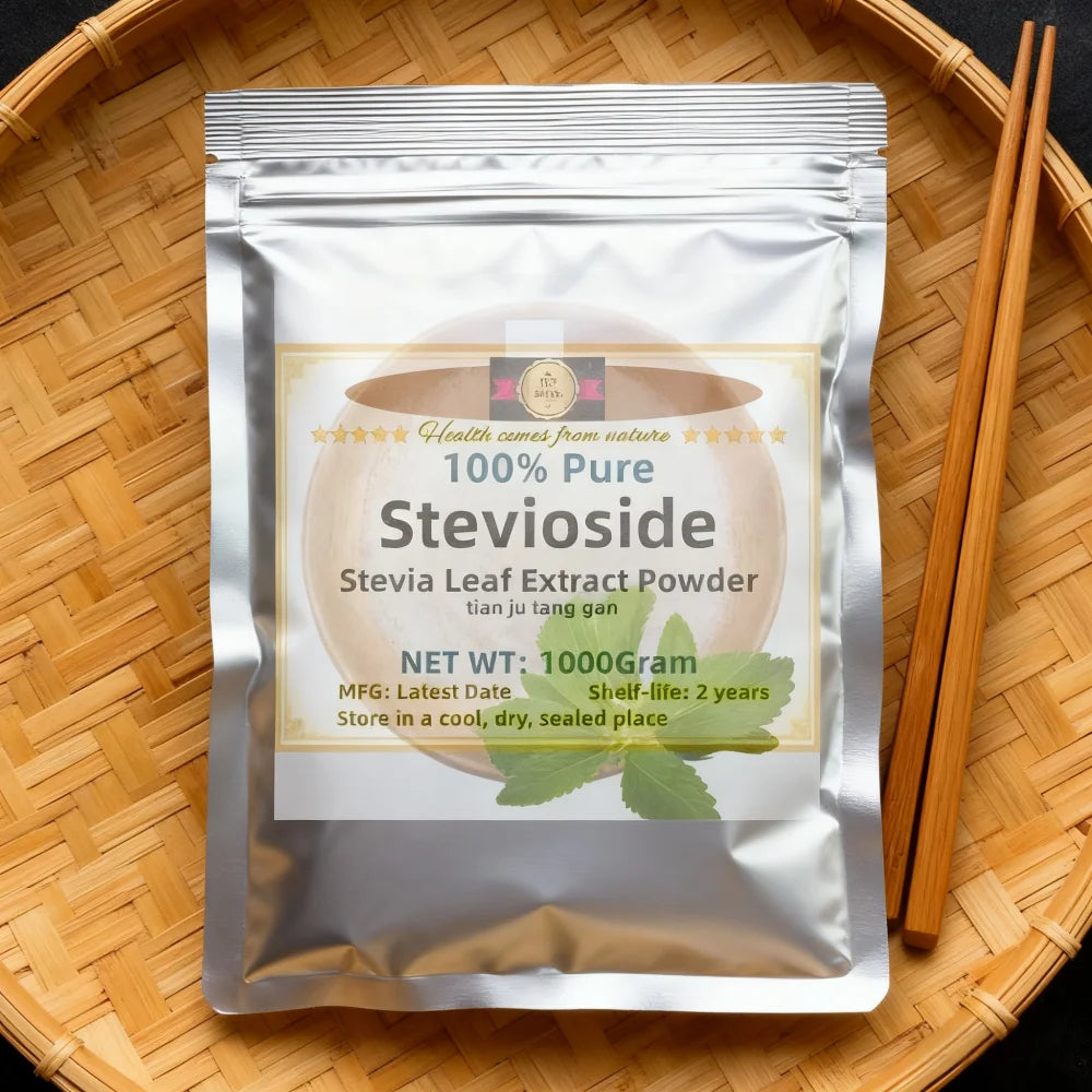 Stevia Pura 100% Glicosidi - Dolcificante Naturale Zero Calorie 1000g