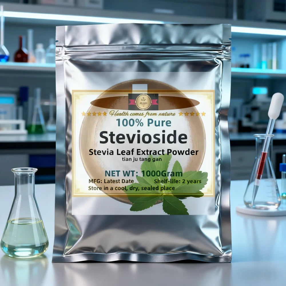 Stevia Pura 100% Glicosidi - Dolcificante Naturale Zero Calorie 1000g