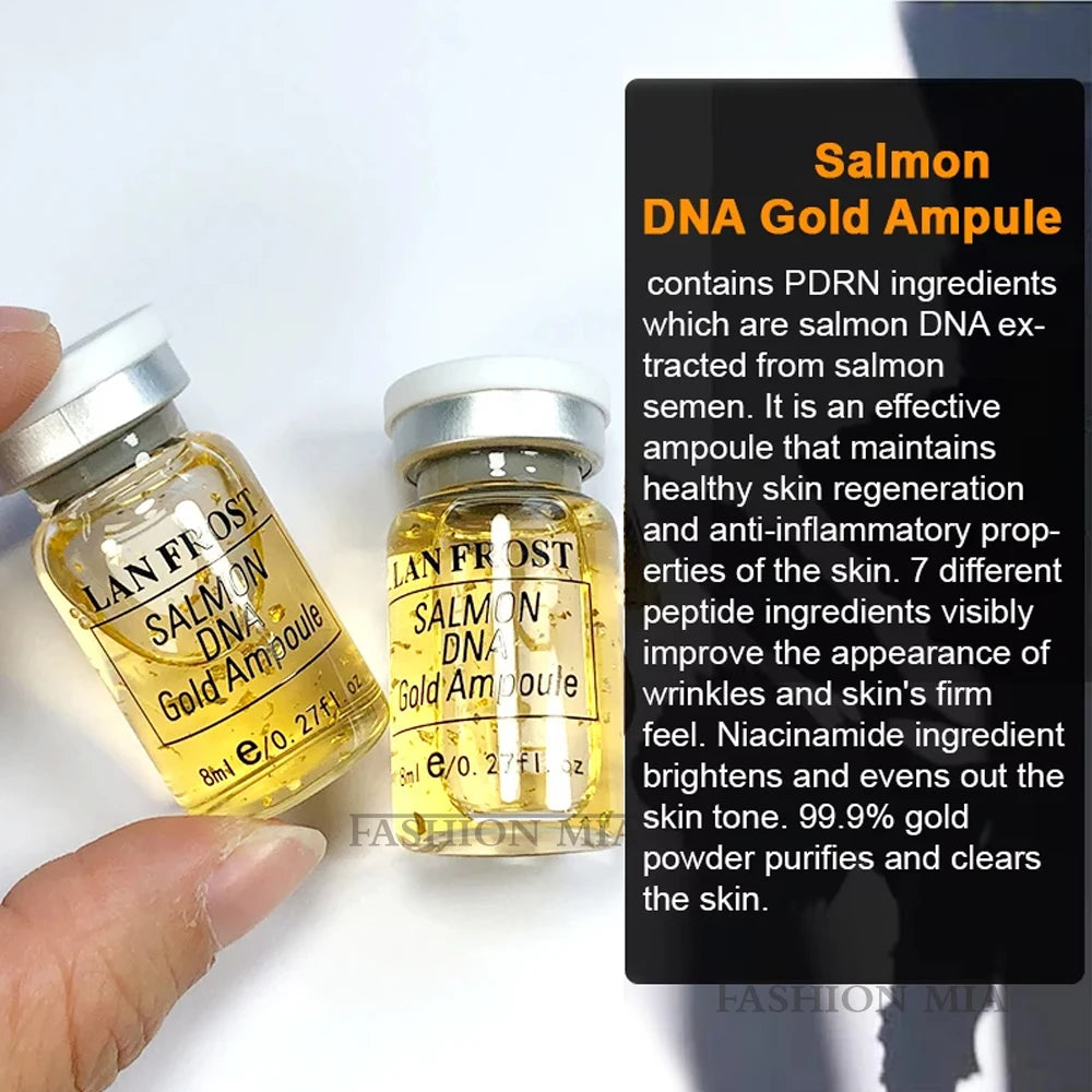 Kit Starter DNA di Salmone Coreano - 12 Ampolle Siero Viso Idratante 8ml