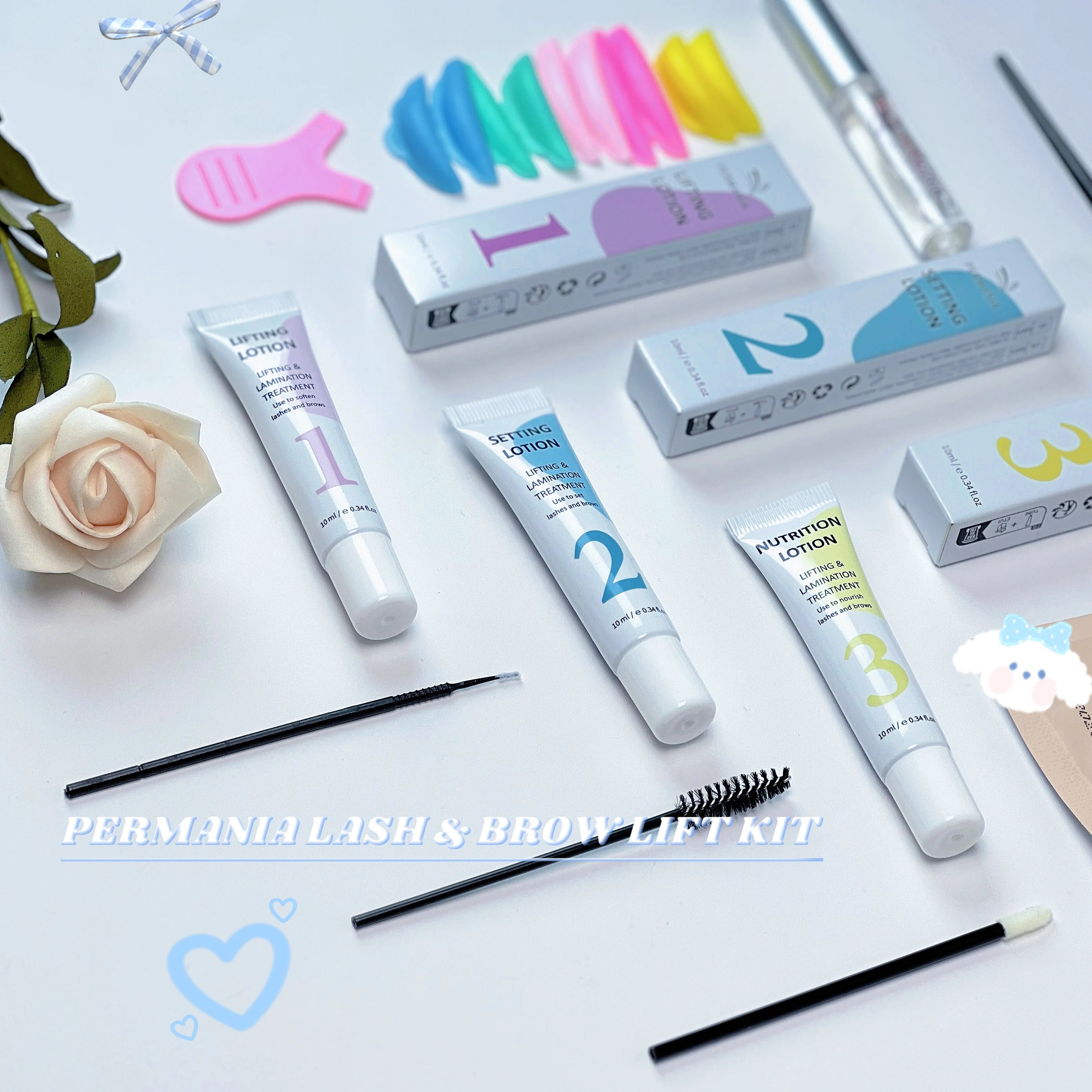 Kit Lash Lift e Brow Lamination PERMANIA - Permanente Ciglia e Sopracciglia