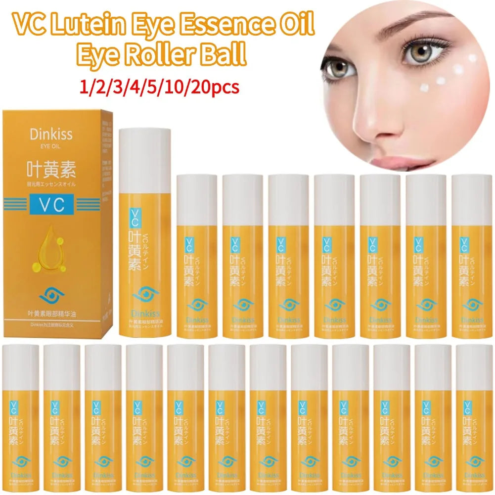 Óleo Essencial para Olhos com Luteína - Roll-On Anti-Olheiras e Bolsas
